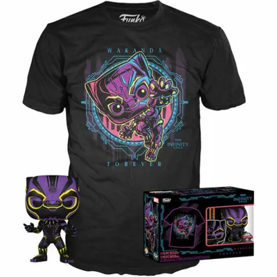 Immagine prodotto di Figurka Funko Pop! Marvel Wakanda Forever - Black Panther Exclusive z T-shirtem