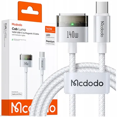 Obrázek produktu pro Mcdodo Macbook Air Pro Usb-C Magsafe 3 140W 2M nabíjecí kabel