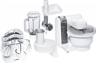 Produktbild von Bosch MUM4855 weiß Küchenmaschine