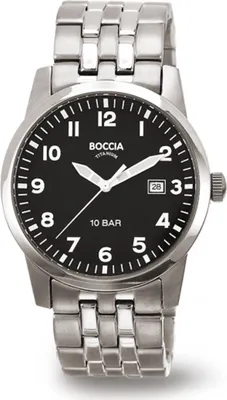 Imagen del producto de Reloj de pulsera deportivo para hombre Boccia, modelo 3631-02, de titanio