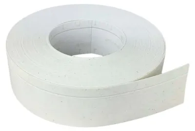 Produktbild von Strait-Flex L-Bead 100 Kantenprofil, 30,5m Rolle, weiß,flex Winkelprofil für Trockenbau An- & Abschlüsse, Abschlussprofil Gipskarton, Eckschienen Kantenschutz, hohe Haftung, PVC-Kern