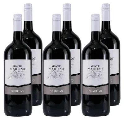 Produktbild von Monte Martino Primitivo -trocken- (6 x 1,5L)