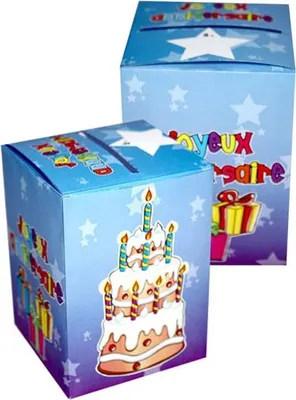 Produktbild von Briefbox Happy Birthday Kartenbox Urne - Einheitsgröße