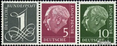 Produktbild von Briefmarken BRD (BR.Deutschland) 1958 Mi W18Y I postfrisch