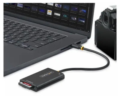Productafbeelding van StarTech.com USB-C CFexpress Type B kaartlezer, CF Express 2.0 adapter - Kaartlezer (CFexpress 2.0 Type B, XQD) - USB-C 3.2 Gen 2