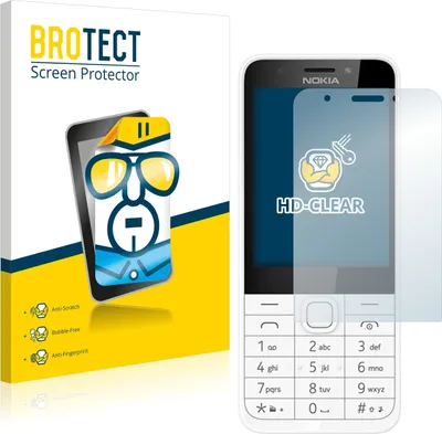 Produktbild von 2x Für Nokia 230 Schutzfolie BROTECT Displayschutz Display Schutz Folie Klar Transparent