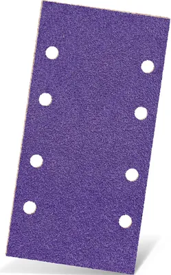 Produktbild von MENZER Titanium HD Klett-Schleifblätter, 186 x 93 mm, 8-Loch, f. Schwingschleifer, Keramik-Mix (50 Stk.) K800