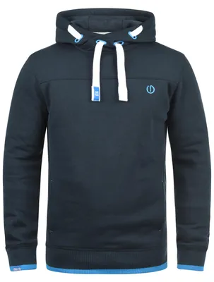Produktbild von SOLID SDBenjamin Hood Herren Kapuzenpullover Hoodie Pullover mit Kapuze Eingrifftaschen Rippbündchen Baumwollmischung Regular fit