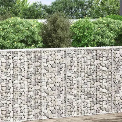 Obrázek produktu pro vidaXL Gabionové zvýšené lůžko Trapézový tvar Pozinkovaná ocel 80x20x100 cm