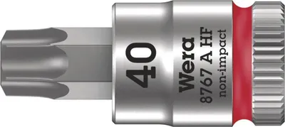 Produktbild von WERA Torx-Steckschlüsseleinsatz T40 1/4" 28 x 6,3 12 mm