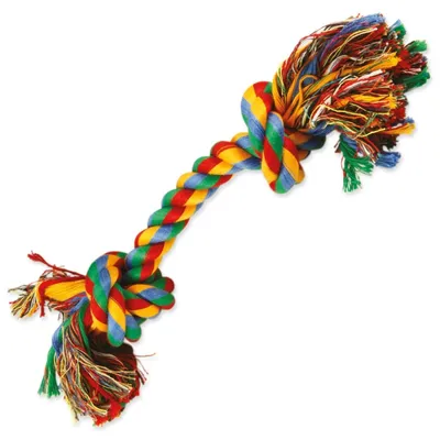 Produktbild von Spielzeug Dog Fantasy Baumwollknoten bunt 2 Knoten 30cm