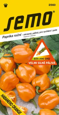Obrázok produktu pre Paprika Habanero Orange veľmi pál. SEMO 2560