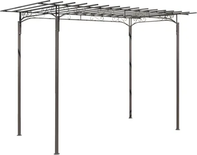 Produktbild von vidaXL Stahl Pavillon Gartenlaube Gartenhaus Laube Gartenhaus