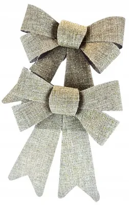 Produktbild von Ewax Goldene Schleife Dekoration 13x17cm 2 Stück