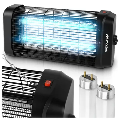 Image de Lampe anti-insectes MalTec 20 W électrique 3800 V, piège à moustiques et mouches avec lumière UV