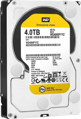 Immagine prodotto di Wd Wd4000fyyz Re Hdd Hard Disk 4tb 4000gb Disco Rigido Computer Server Nas Pc