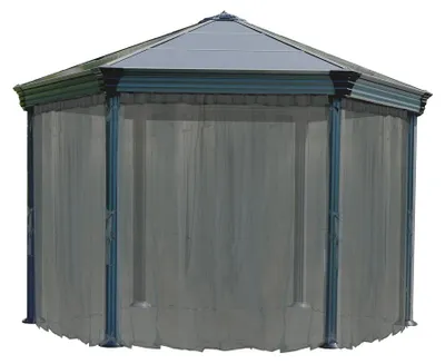 Image de Palram - Moustiquaire en polyester Canopia pour pavillon Roma et Monaco Gris