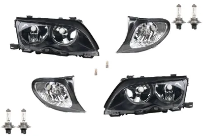 Immagine prodotto di Johns, faro adatto per BMW Serie 3 E46 01-05 lampadina set L R indicatori di direzione