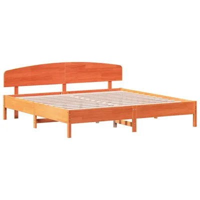 Immagine prodotto di Giroletto senza Materasso Marrone Cera 180x200 cm Legno di Pino