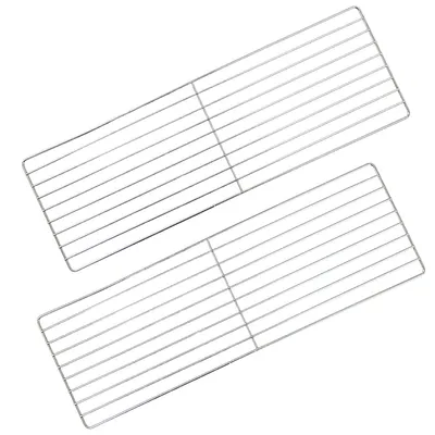 Produktbild von Grillrost 18×56 cm, verchromtes Stahl-Grillgitter, Ersatzrost für Grill & BBQ, langlebiger Grillaufsatz