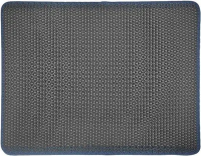 Produktbild von Famanu Katzenstreumatte - Doppellagiges Design - 60 x 90 cm - Grau