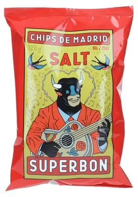 Produktbild von SUPERBON Chips de Madrid Salt 125g