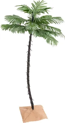 Obrázok produktu pre vidaXL Umelá palma s 96 LED diódami teplá biela 180 cm