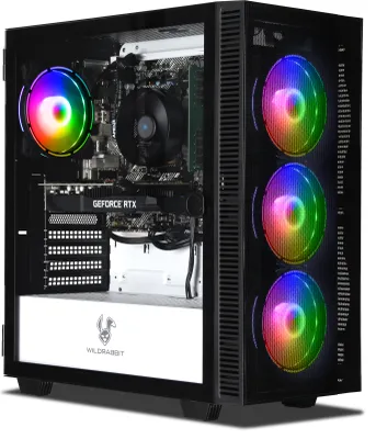 Produktbild von Ankermann Phantom Gaming V3, AMD Ryzen 5 5500 , Nvidia GeForce RTX 3050 6GB, 16GB RAM, 1TB NVMe SSD, Windows 11, WLAN, Libre Office
