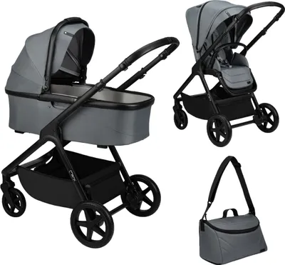 Obrázok produktu pre Kočík Momi Giselle Grey 2 v 1 vrátane adaptéra