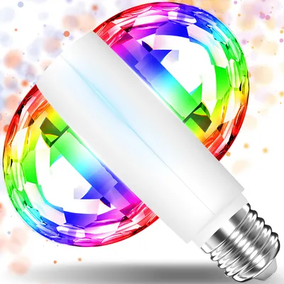 Produktbild von LED E27 Party Light Disco žiarovka Disco Ball Disco Light Rotujúce svetelné efekty RGB Disco lampa Party Lighting Mood Light Party Deco Retoo