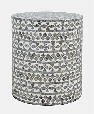 Produktbild von Avola Beistelltisch AV1730-28GT aus Natürliche Meeresschale, 40,5x40,5x46 cm