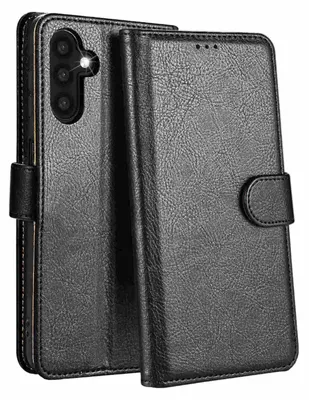 Obrázek produktu pro Pro Samsung Galaxy A55 Smart Mobile Phone Case Black Leatherette Case Cover Case Book