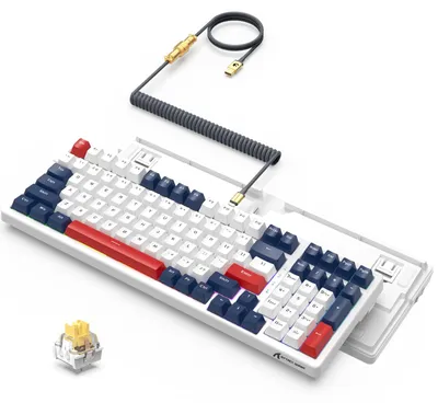 Produktbild von Mechanische Gaming-Tastatur – 100 Tasten – RGB-Beleuchtung – USB-C, kabelgebunden