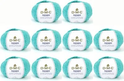 Zdjęcie produktu dla 10 motków przędzy DMC Teddy – 100% poliamid, puszysta i łatwa w pielęgnacji (kolor 321)