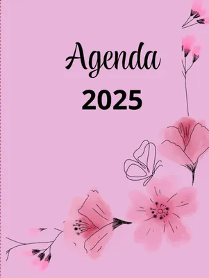 Image de Agenda Ruwe pour 2025, avec aperçus quotidiens, hebdomadaires et mensuels