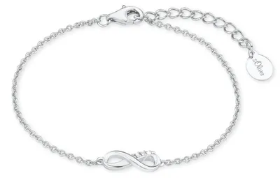 Produktbild von s.Oliver Damen Armband 2017243 Infinity Silber