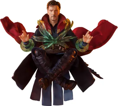 Zdjęcie produktu dla Bandai Tamashii Nations Avengers Doctor Strange S.H. Figuarts Figurka akcji Battle on Titan Edition 15 cm BTN60892-5