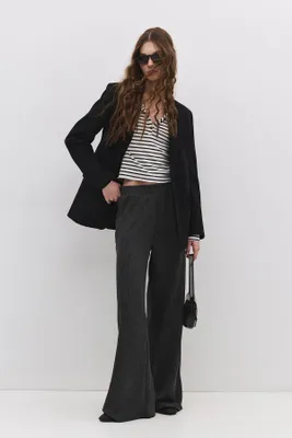 Produktbild von Bequeme Hose mit Struktur, Anthracite, L