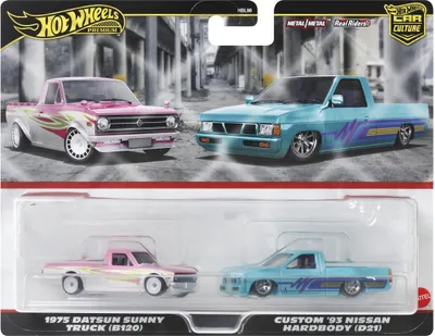 Produktbild von Hot Wheels HRR78, Fahrzeug-Set, 3 Jahr(e), Metall, Blau, Pink