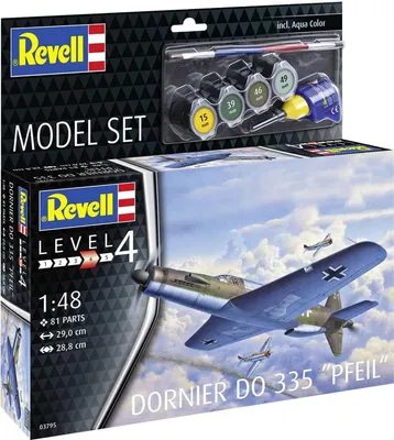 Produktbild von ModelSet Flugzeug 63795 - Do335 Pfeil (1:48)