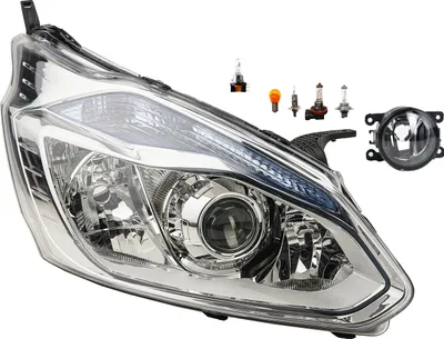 Immagine prodotto di Johns, fari alogeni adatti per Ford Transit Custom 12 12-17 H7 R +fog+light. 1801816 1778054 1779184 1783374 1811478 1866441 BK2113D152BD B