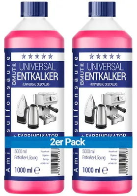 Produktbild von 2x1000ml Universal-Entkalker für Kaffeevollautomat und Kaffeemaschine