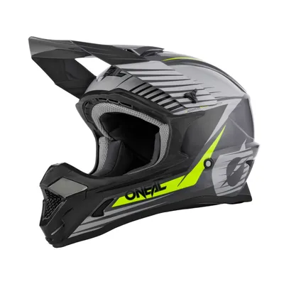 Produktbild von O'NEAL Kinder Motocross Helm 1SRS Stream , Grau Gelb, S
