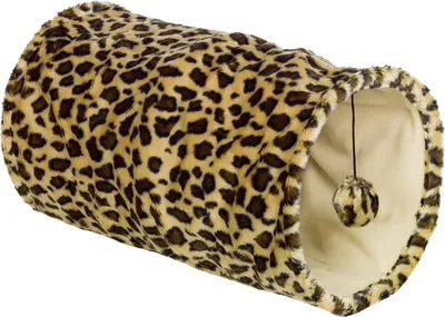 Image de Tunnel en peluche Nobby Ø 25 x 50 cm léopard