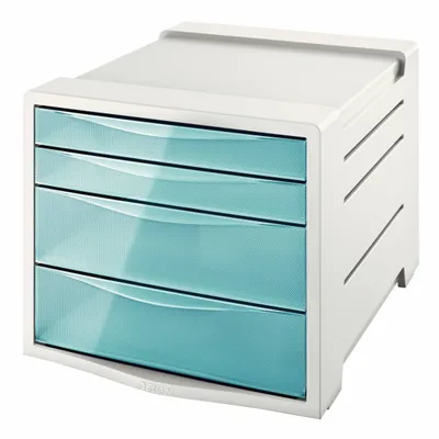 Immagine prodotto di Esselte 626284 Cassettiera Esselte Colour'Ice, 4 cassetti, blu/grigio chiaro