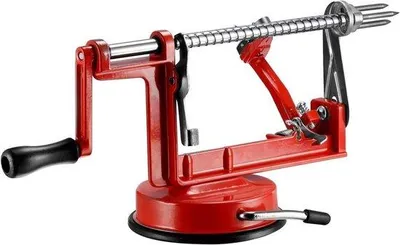 Image de Éplucheur et évideur 3 en 1, couleur rouge