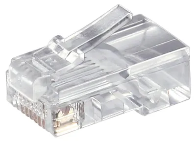 Zdjęcie produktu dla Goobay RJ-45 Plug, RJ-45, Przezroczysty, 1 szt.