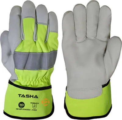 Produktbild von 12 Paar Arbeitshandschuhe Mechanikerhandschuhe Montagehandschuhe Gr.10 (TASHA-12)