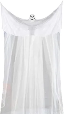 Produktbild von Halloween Geist Dekoration 3,3 M X 2 M, Hängender Geist Für Draußen Und Drinnen, Weiße Gespensterdekoration Für Garten Party Und Spukhaus