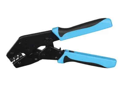 Produktbild von Toolland Leichte Crimpzange für nicht isolierte Steckverbinder, Drahtgröße 0,05-1 mm², 18-30 AWG,